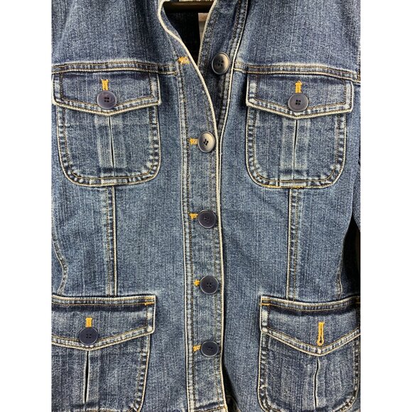 Jones New York Sport Stretch Denim Jacket S - Picture 3 of 6
